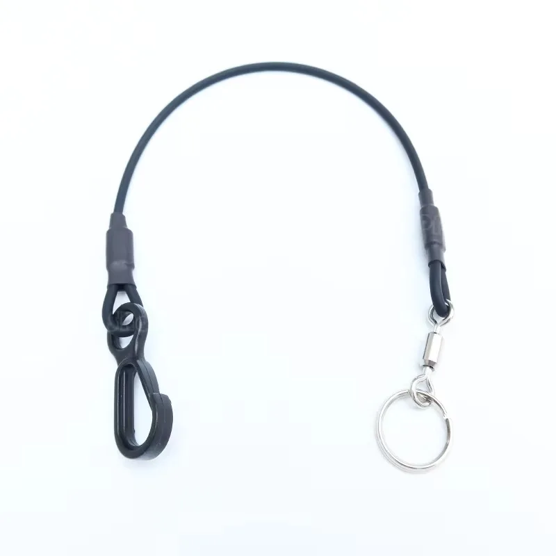International Basketball Referee Silicone Anti-sweat Short Whistle Rope 0040 0080 Whistle Rope