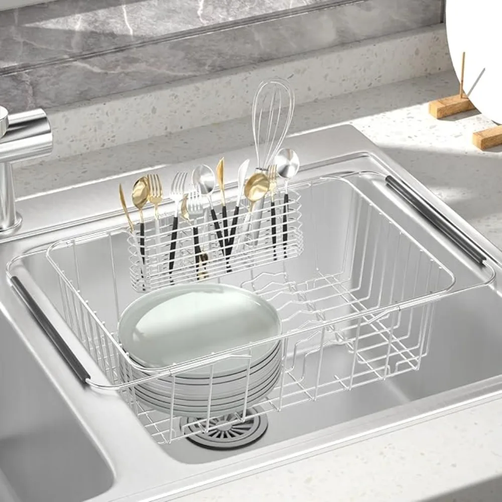 

Practical Stainless Steel Utensil Storage Rack Breathable Hanging Cutlery Organizer Drained Chopsticks Holder Fork