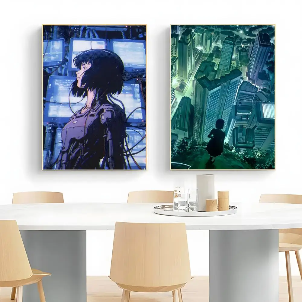 G-Ghost I-In The Shell Movie Poster Canvas Wall Art Print Poster Decorative Mural Home Decor Gift Unframed