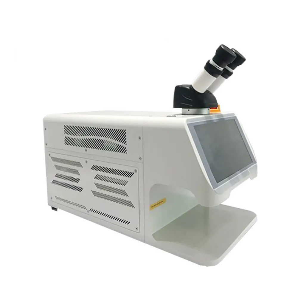 Портативный лазерный сварочный аппарат для золотых ювелирных изделий 150 Вт 200 Вт, мини-настольное лазерное устройство YAG с простым управлением, новое состояние