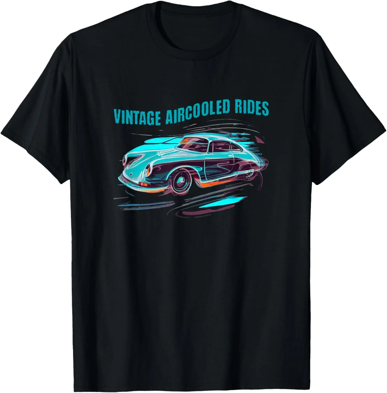

Винтажная немецкая футболка Timbgeküissant AirCooled Classic Car Guy