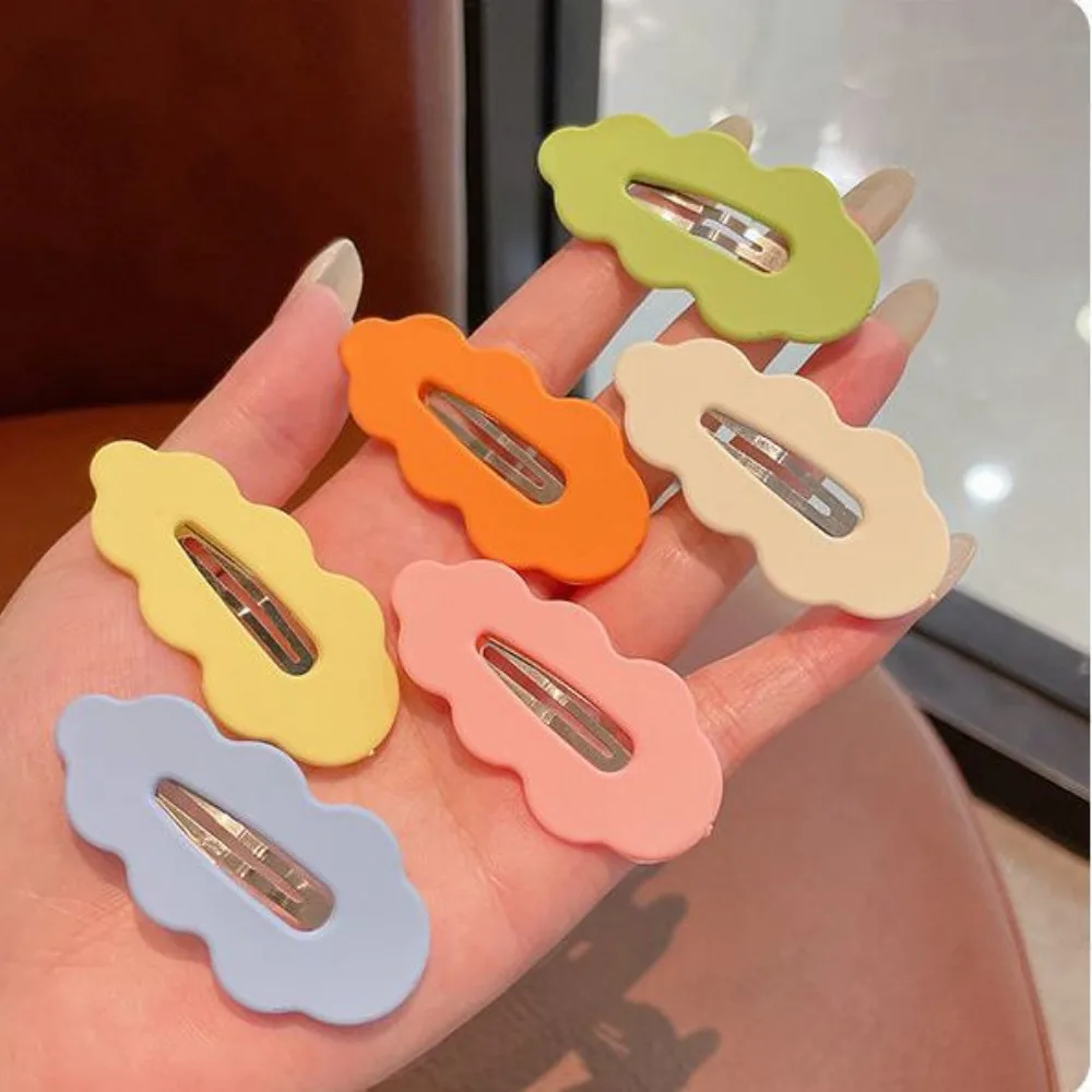 2 قطعة حلية شعر عصرية الغيوم مقاطع الشعر الحلو أغطية الرأس لون الحلوى مقاطع الشعر INS نمط لطيف باريت الفتيات إكسسوارات الشعر #1