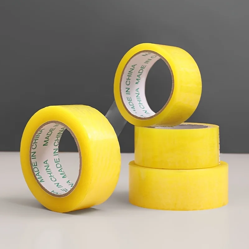 1 Roll Transparent Packing Tape Strong Viscosity Box Carton Sealing Adhesive Mounting Fixing Tape