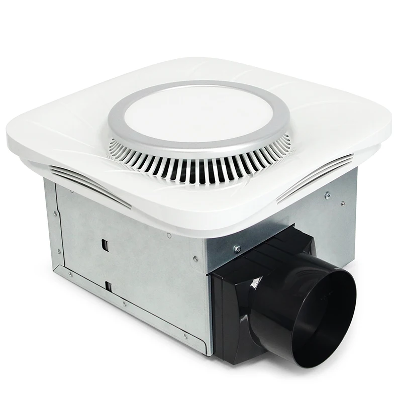 Hon&Guan New exhaust fan 100 mm for bathroom with light ceiling mounted exhaust fan