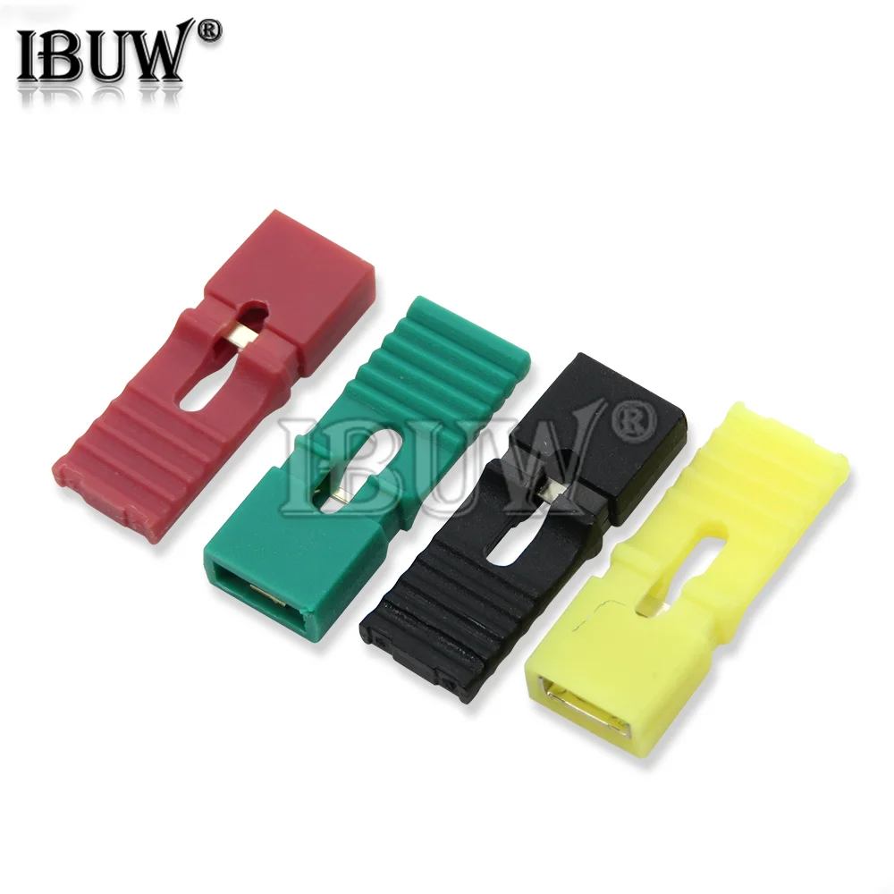 100 sztuk zworka Cap 2.54mm rozstaw pinów złącze nagłówkowe długi typ zworka pokrywa wtyczki DIY naprawa części diygba