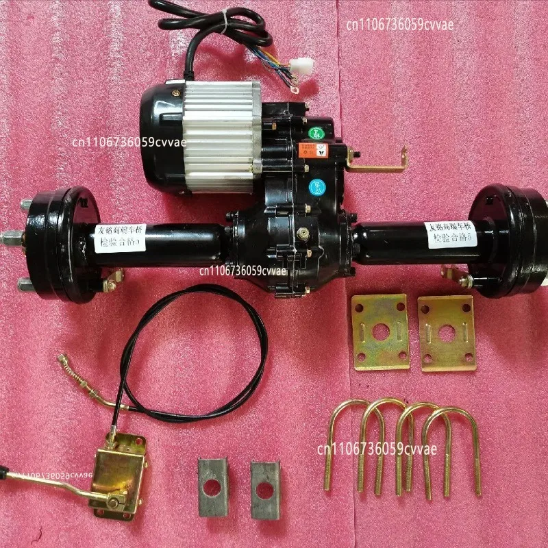 Vehicle Variable Gear Rear Axle Low Speed Motor Electric Tiger Trolley Breeding Greenhouse Electric Flat Car Accessories Bag