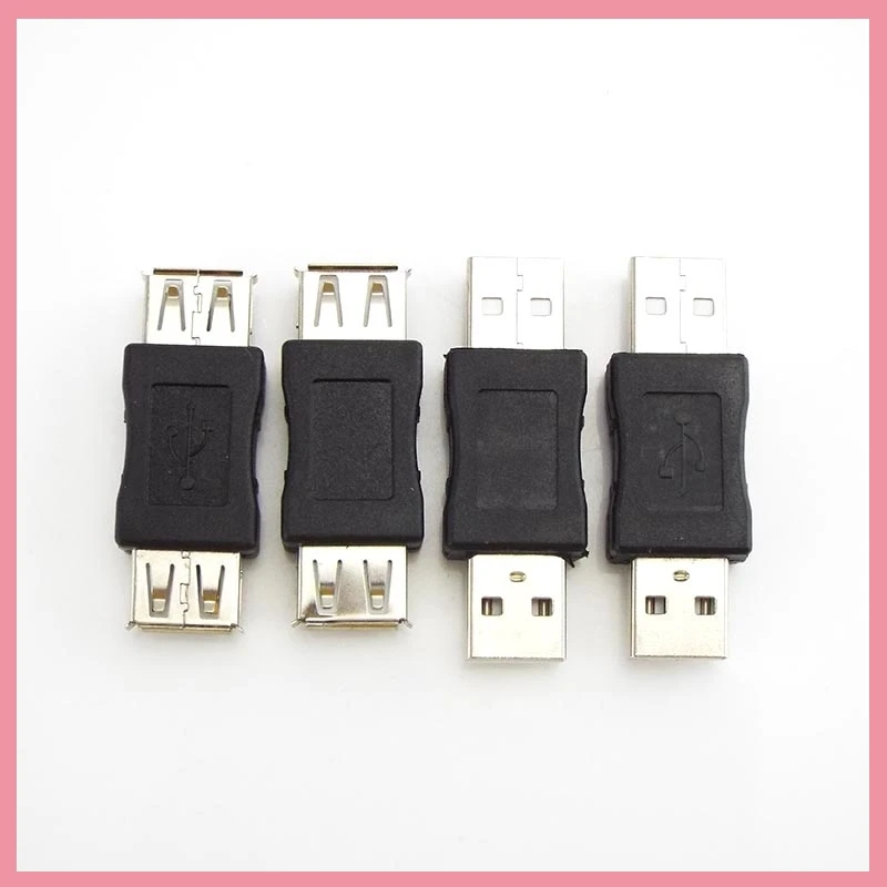 

2 шт. USB 2.0 Тип A Женский-Женский USB-разъем «папа-папа» Микроадаптер-удлинитель Кабель-конвертер для ПК Ноутбук B6