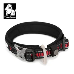 Truelove Pet Dog Collar Nylon and Reflective Materials Widened and Comfortable Version Suitable for Dogs of All Sizes TLC50121