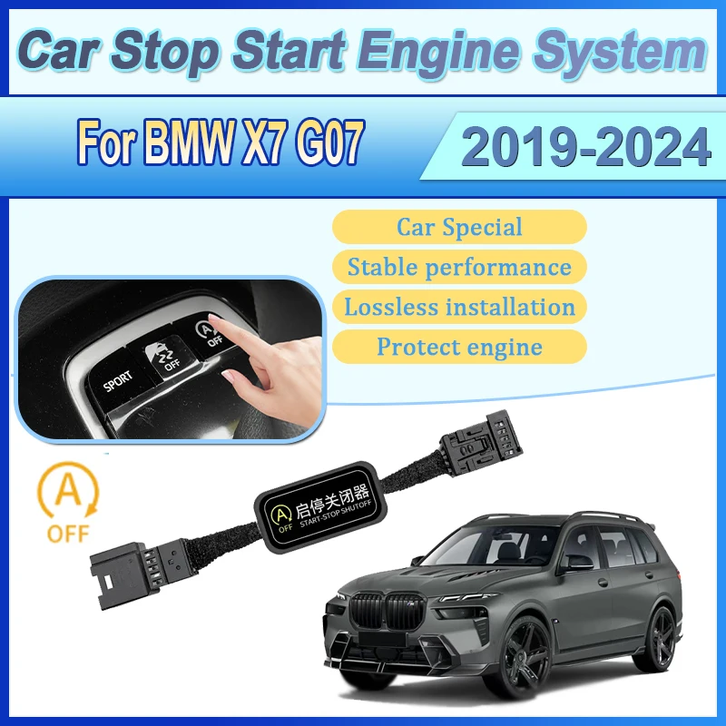 

Car Automatic For BMW X7 G07 2019 2020 2021~2024 Stop Start Engine System Off Device Control Sensor Plug Cable Auto Accessories