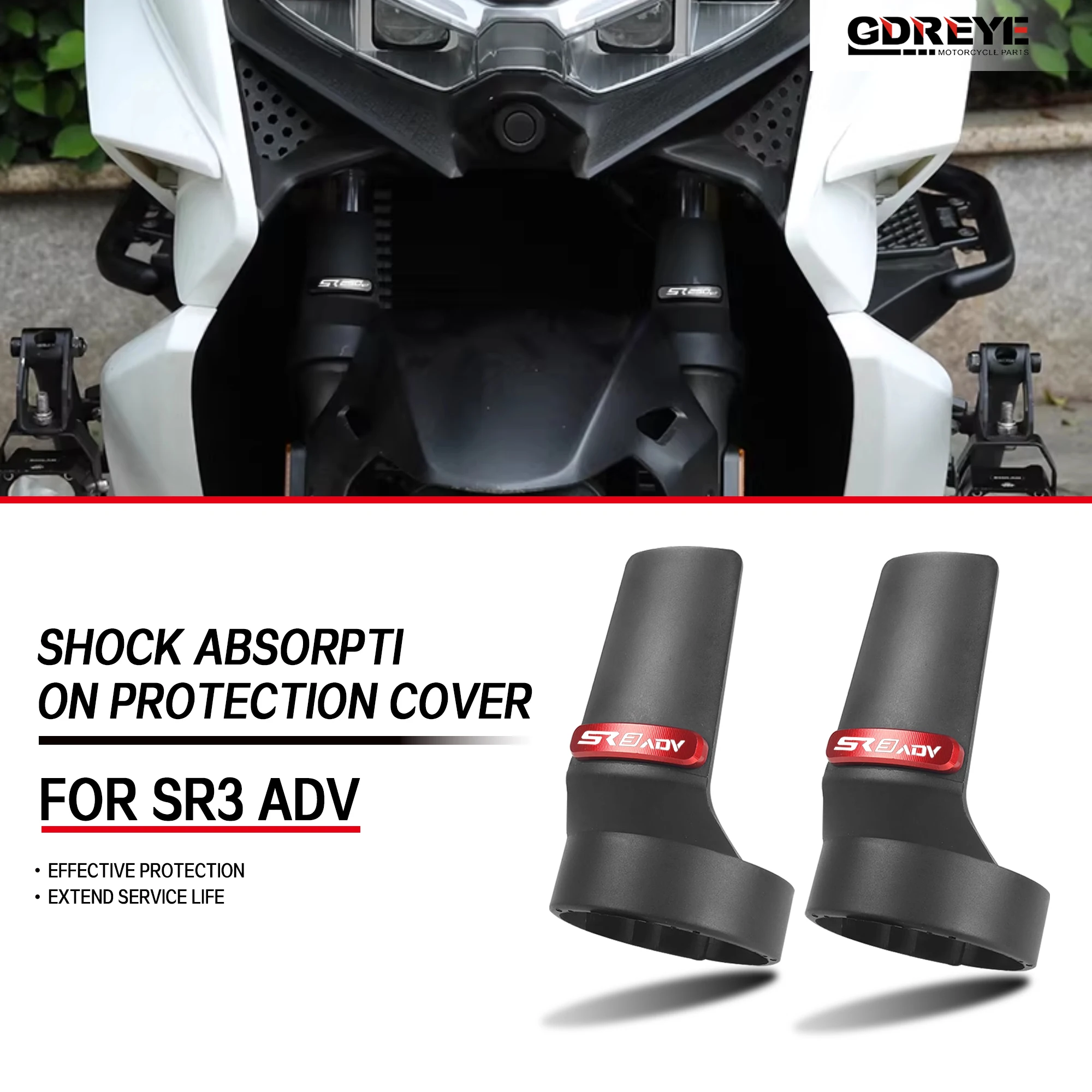 

For Voge SR3 ADV SR4 MAX Shock Absorbing Protective Shell Motorcycle SR3ADV Front Fork Guard Shock Absorbing Protective Cover