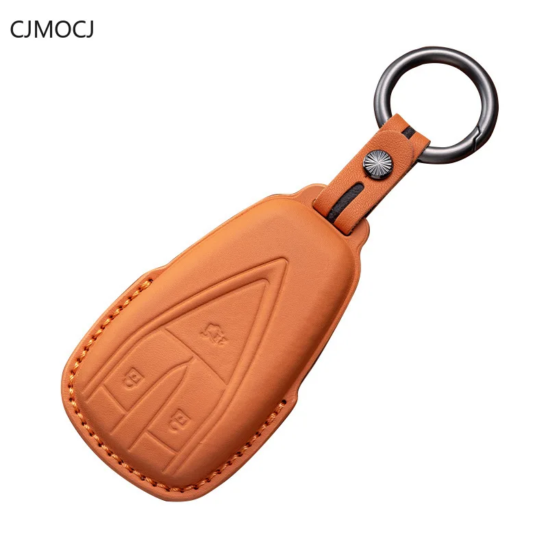 For Changan Eado CS75 CS35 CS55 Plus Oshan X5 X7 UNI Key Case Cover, Leather Protective Car Key Fob Shell, , Changan Accessories