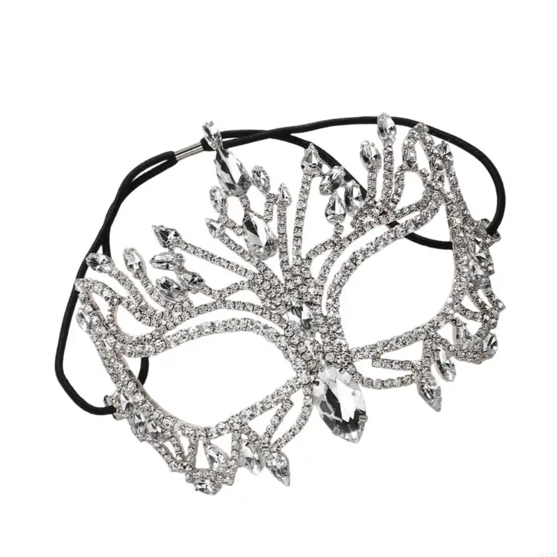 Hingestones Masquerade Mask Half Face Mask Halloween Costume Accessoires pour hommes Femmes Masquerade Halloween Cosplay