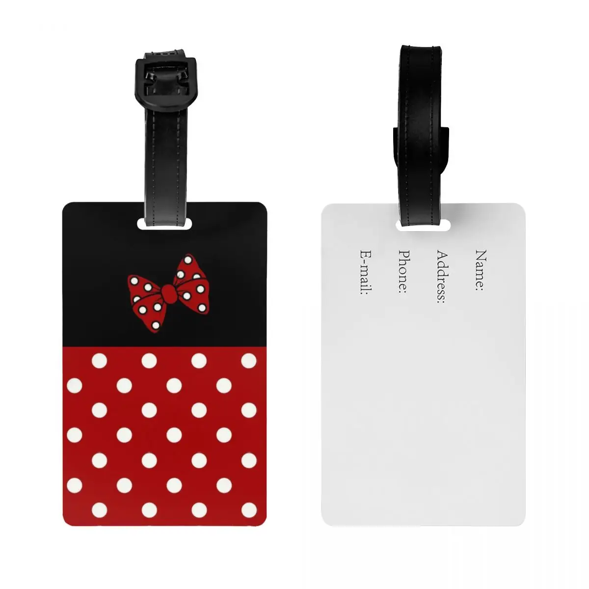 Custom Mickey Mouse Luggage Tag Travel Bag Suitcase Privacy Cover ID Label