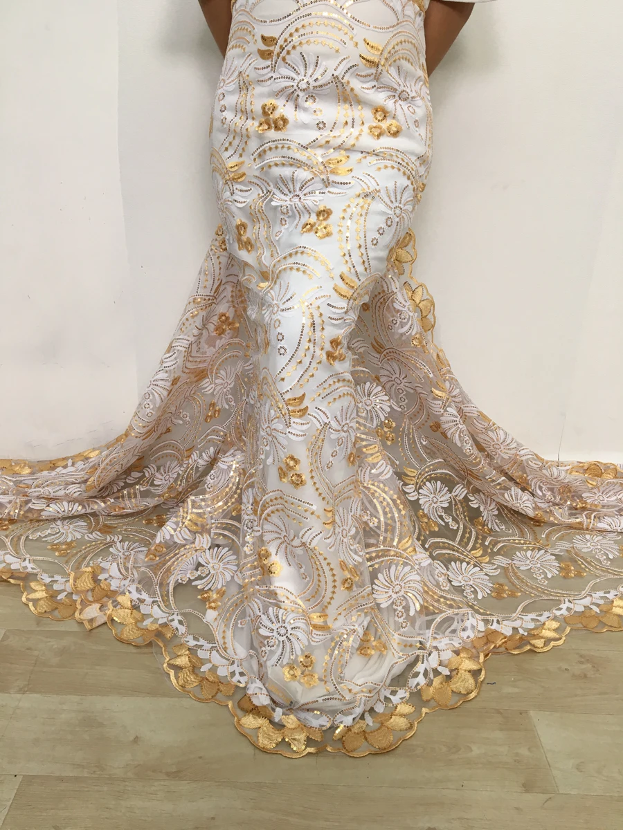 Kalume dentelle français maille Tulle dentelle tissu avec paillettes 2025 haute qualité africain dentelle tissu nigérian robe de mariée pour les femmes