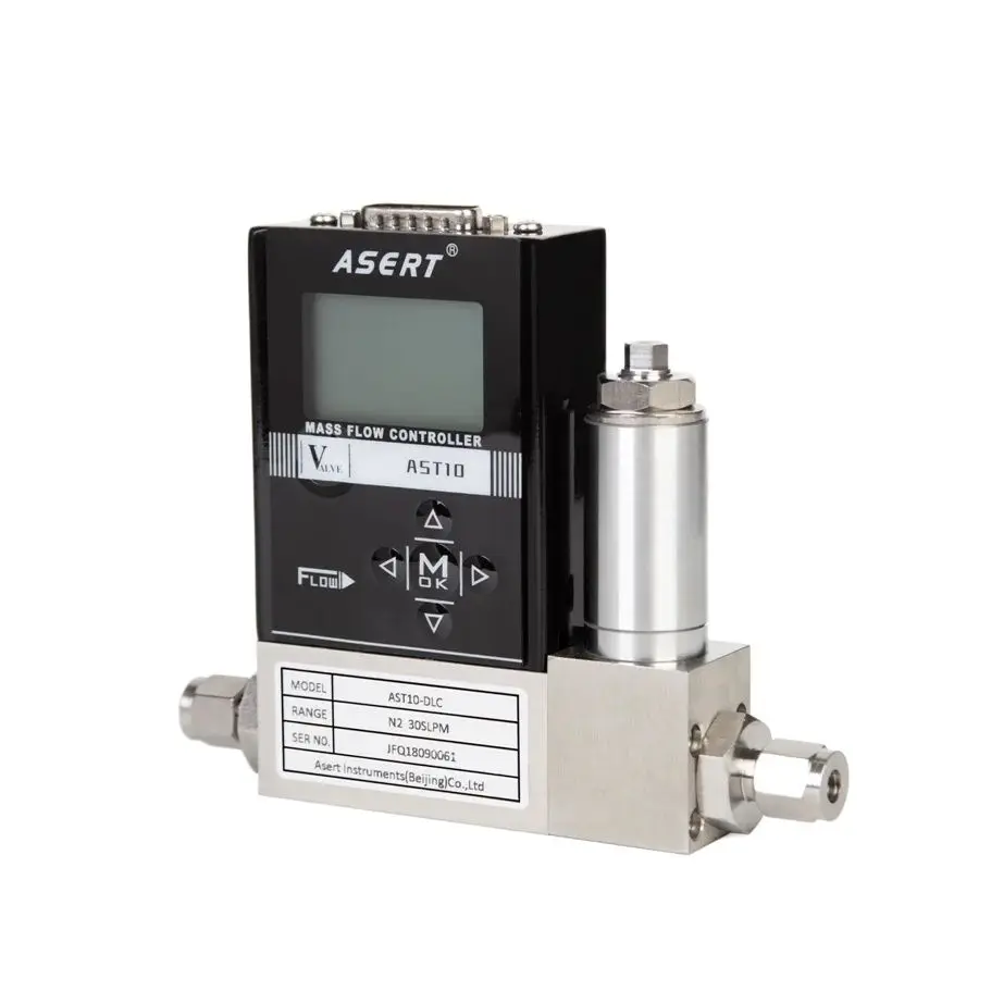 Gas mass flow meter digital display/stainless steel/flow controller/mass flow controller