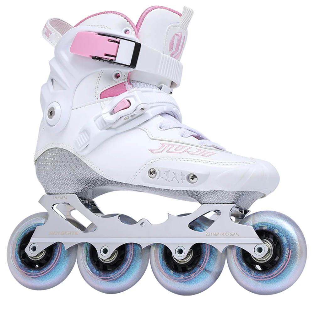 Original 2024 JU-F Inline Skates Carbon Fiber Professional Slalom Skate JUF Child Adult Roller Skating Shoes Sliding Patines