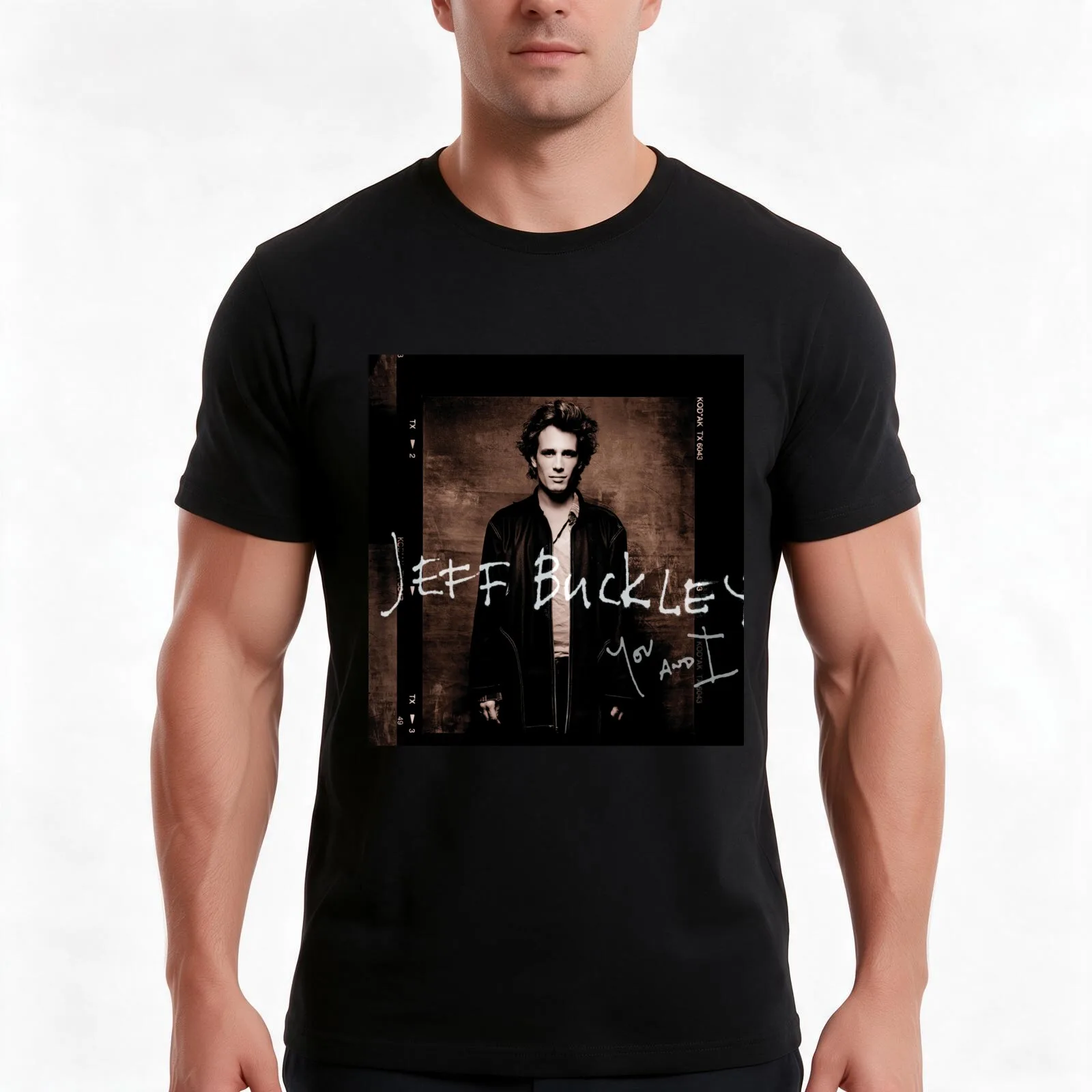 Jeff And You Music Poster T-Shirt, Summer Casual Cotton Tee, Oversized Streetwear Tops, Vintage Graphic Print, Unisex Men Women