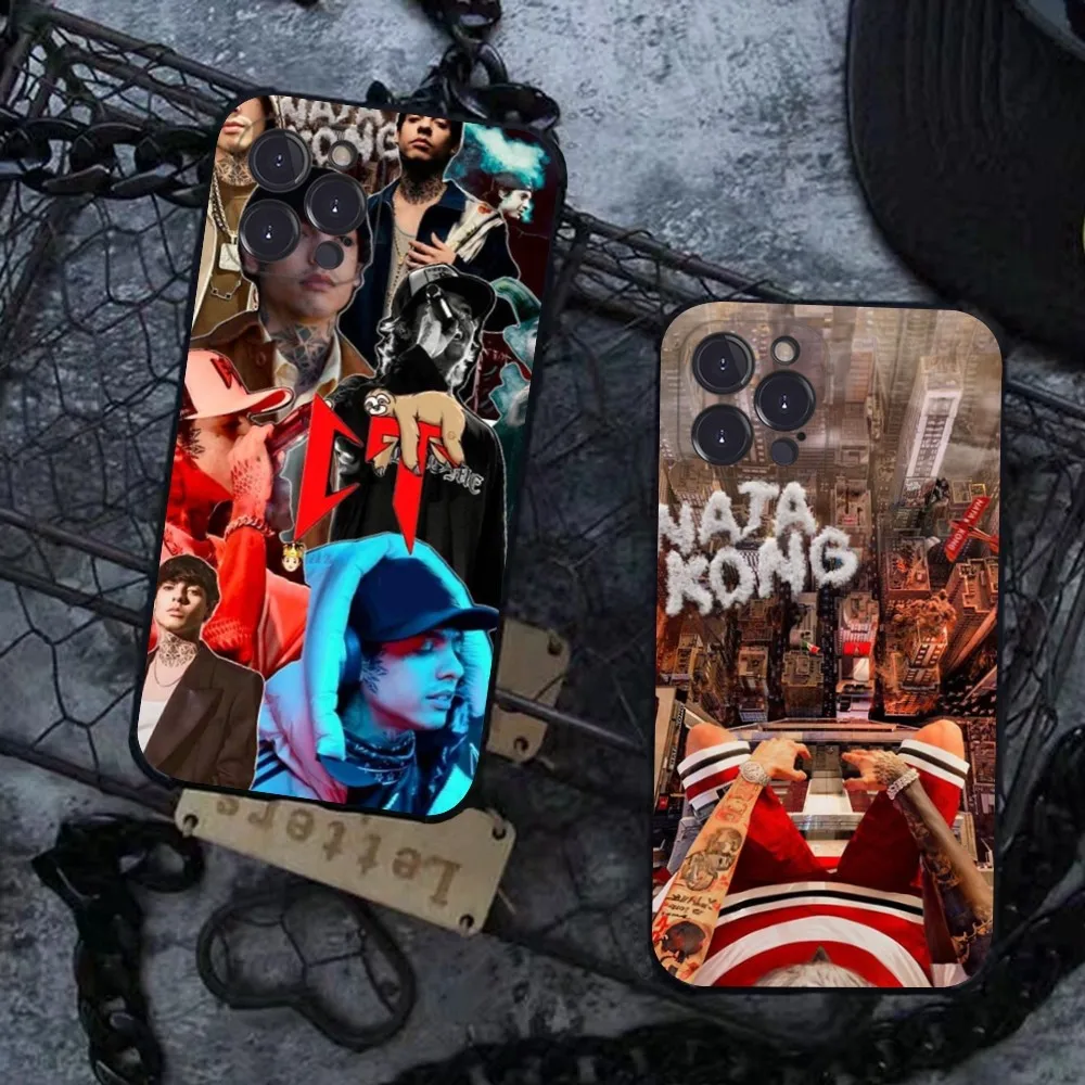 Rap N-Natanael C-Cano Phone Case For IPhone 16 15 8 7 6 6S Plus X SE XR XS 14 11 12 13 Mini Pro Max Mobile Case
