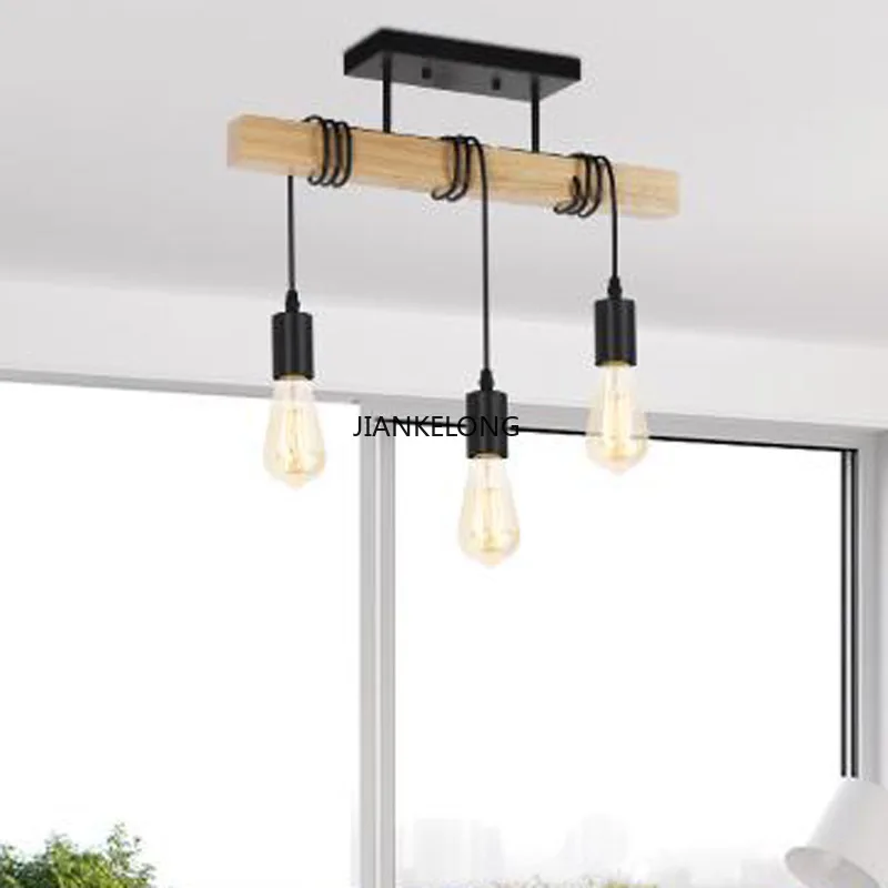 

Modern Creative Wood Chandelier Light Ceiling Solid Wooden for Dining Room Living Room Restaurant Pendant Lamp Hanging Lamp