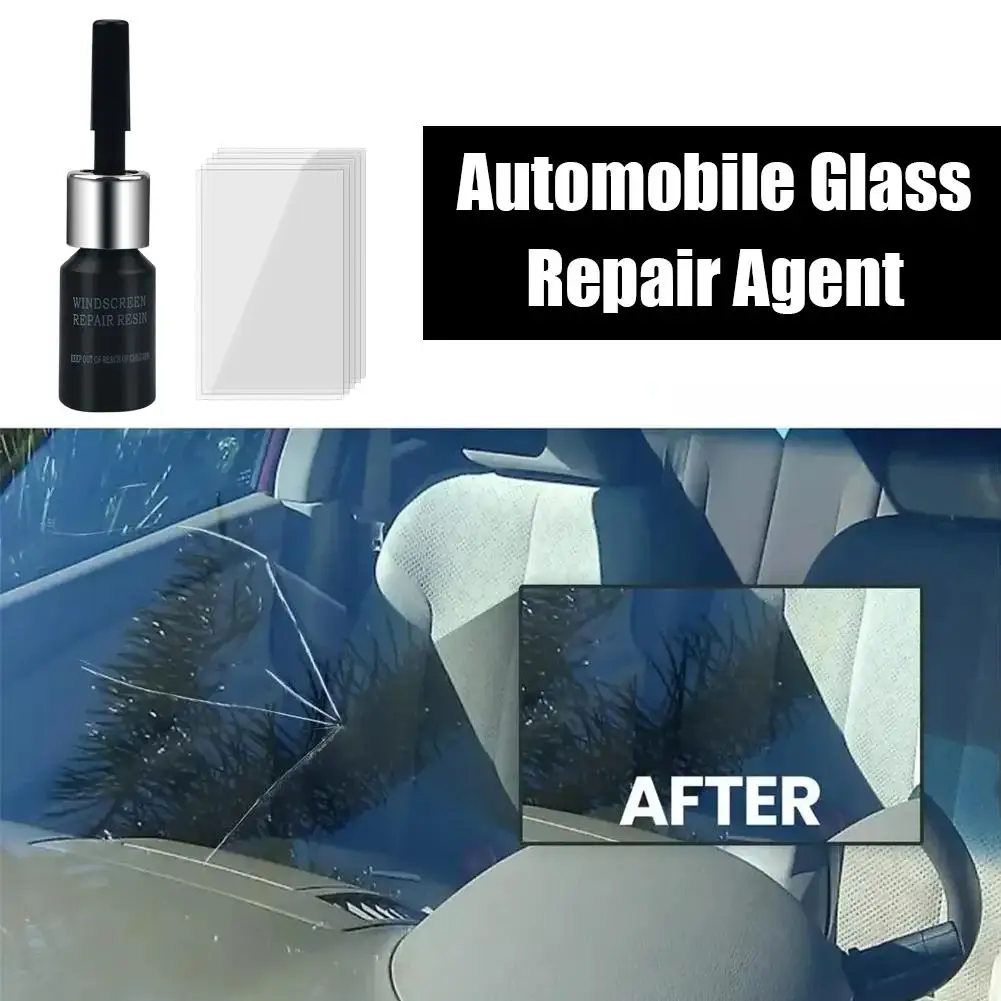 Automobile Glass Repair Kit Windshield Crack Recovery with Car Window Glue Set Repair and Repair Tool Tools Resin Scratch S5Q9