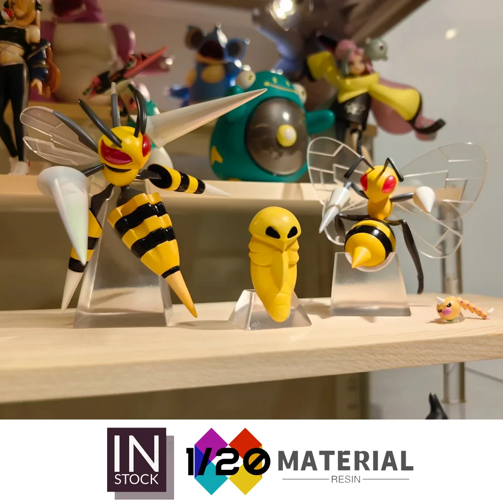 

[В наличии] World Scale Resin [MEGAZZ] — Weedle & Kakuna & Beedrill [Split RE-MENT]