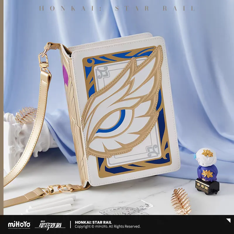 사전 판매 miHoYo 공식 Honkai Star Rail Dr. 비율 주제별 책 숄더백 PU 소재 코스프레 선물 애니메이션 패션