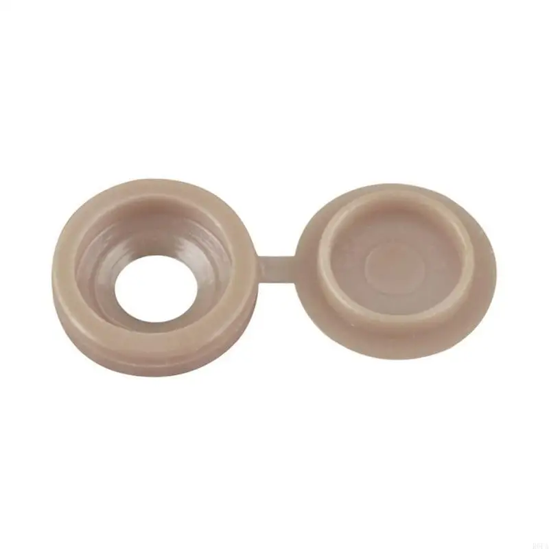 R6FA 36PCS أثاث خزانة الأثاث الزخرفي قابلة للطي غلاف واقية الغطاء الغطاء المسمار لخزانة الأثاث