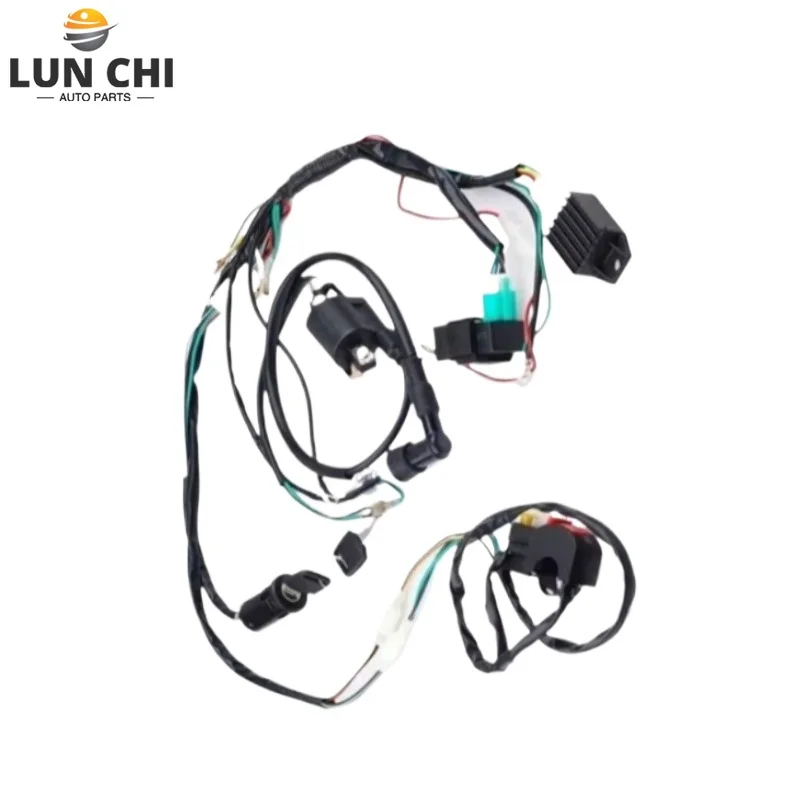 

Electrics Stator Coil Wiring Harness Solenoid Relay Spark Plug For Motorcycle ATV Quad Pit Bike Buggy 50cc 70cc 90cc 110cc 125cc