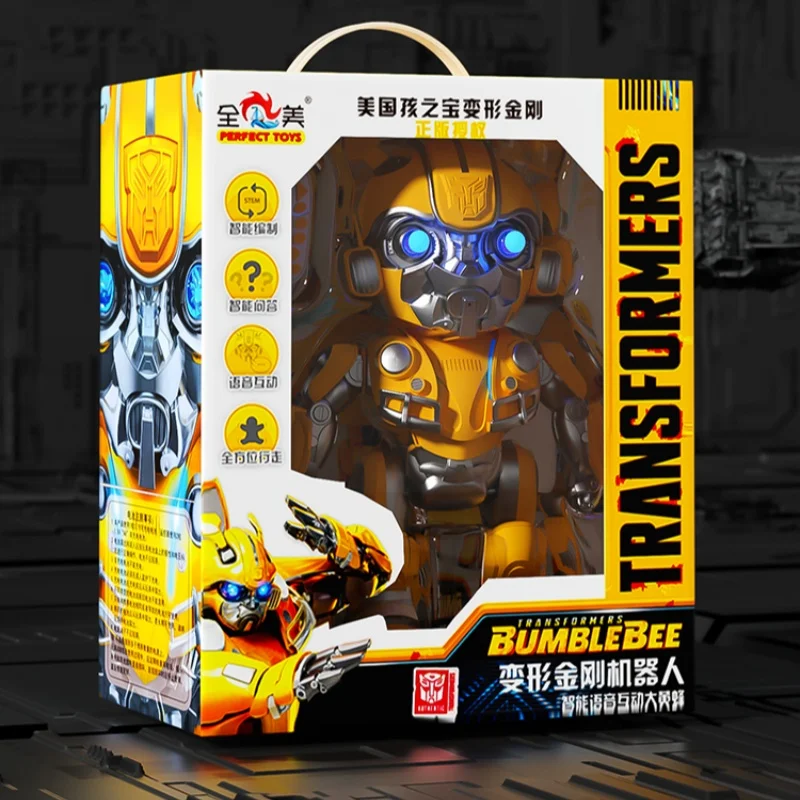 Controle Remoto Bumblebee Toy Transformers Robô, Educação Infantil, Máquina de Programação, Intelligent Dance Action Figure, Presente Toy PVC