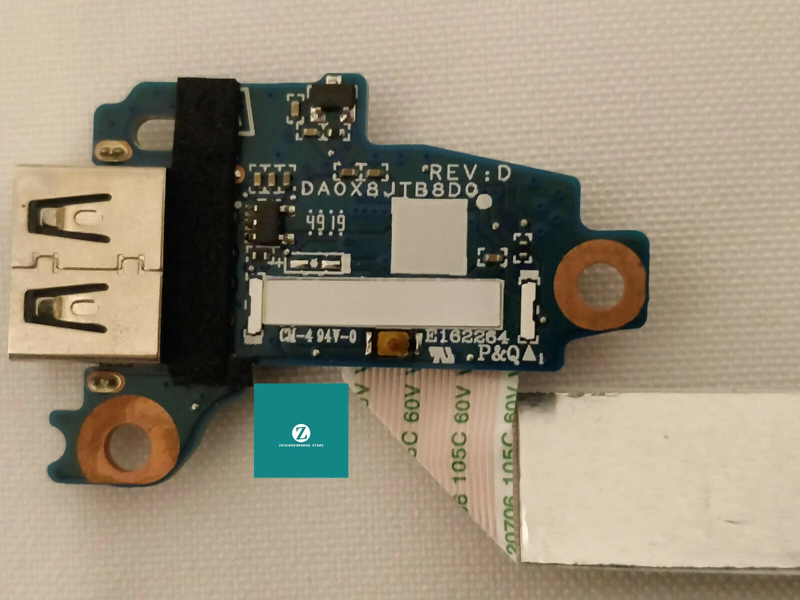FOR HP ProBook 440 G6  G7 Power USB Board  Ribbon Flex Cable DA0X8JTB8D0 view 2
