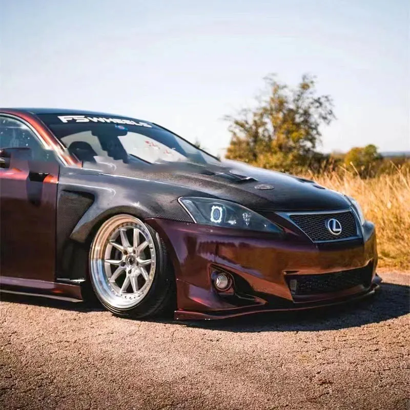 Applicable to 2006-2012 Lexus is250 is300 upgraded carbon fiber fender Fender is300 body kit carbon Fender