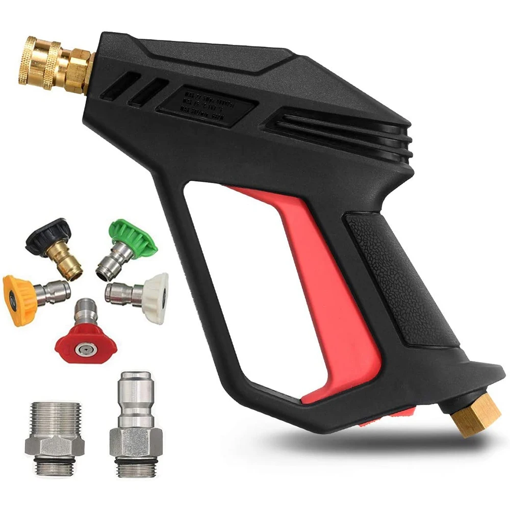 Pressure Washer Pressure Washer 4000 PSI Upgrade Version Car Power Washer with M22-14 mm and 3/8 inch Quick Inlet Connector