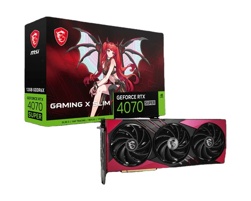 Лидер продаж M-SI GeForce RTX 4070 SUPER 12G GAMING X SLIM MLG