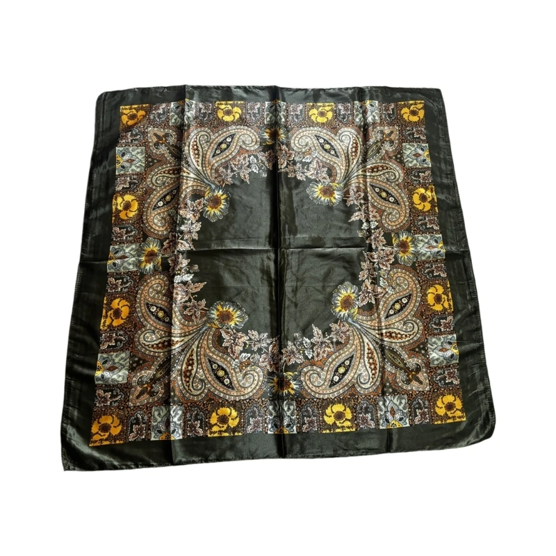 

Квадратный шарф с тканью легкого ухода мотива Пейсли моды для различных обмундирований