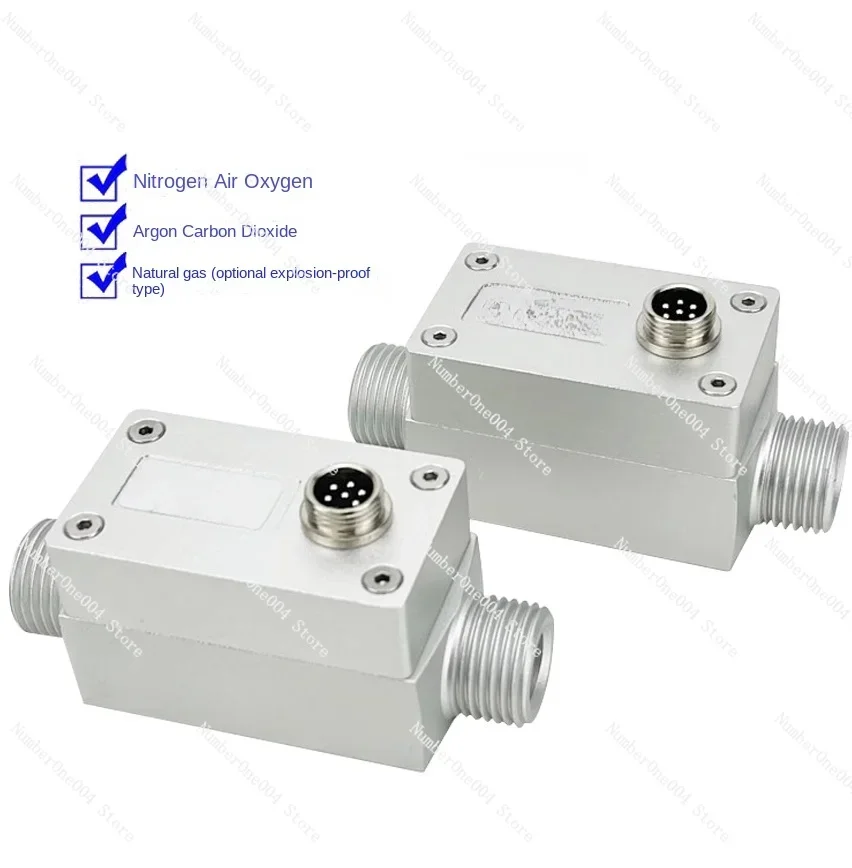 Gas mass flowmeter sensor RS485 analog output measurement of air nitrogen natural gas