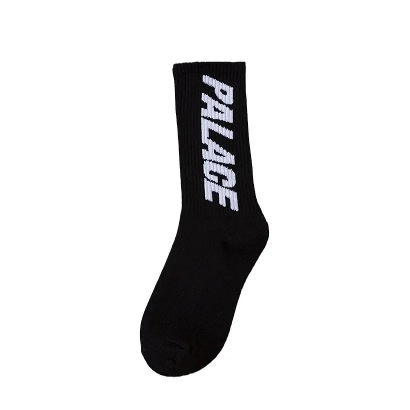 Palace Skate & Basketball Socks - Trendy Unisex High-Top Mid-Calf Socks, Versatile Streetwear for Instagram Style