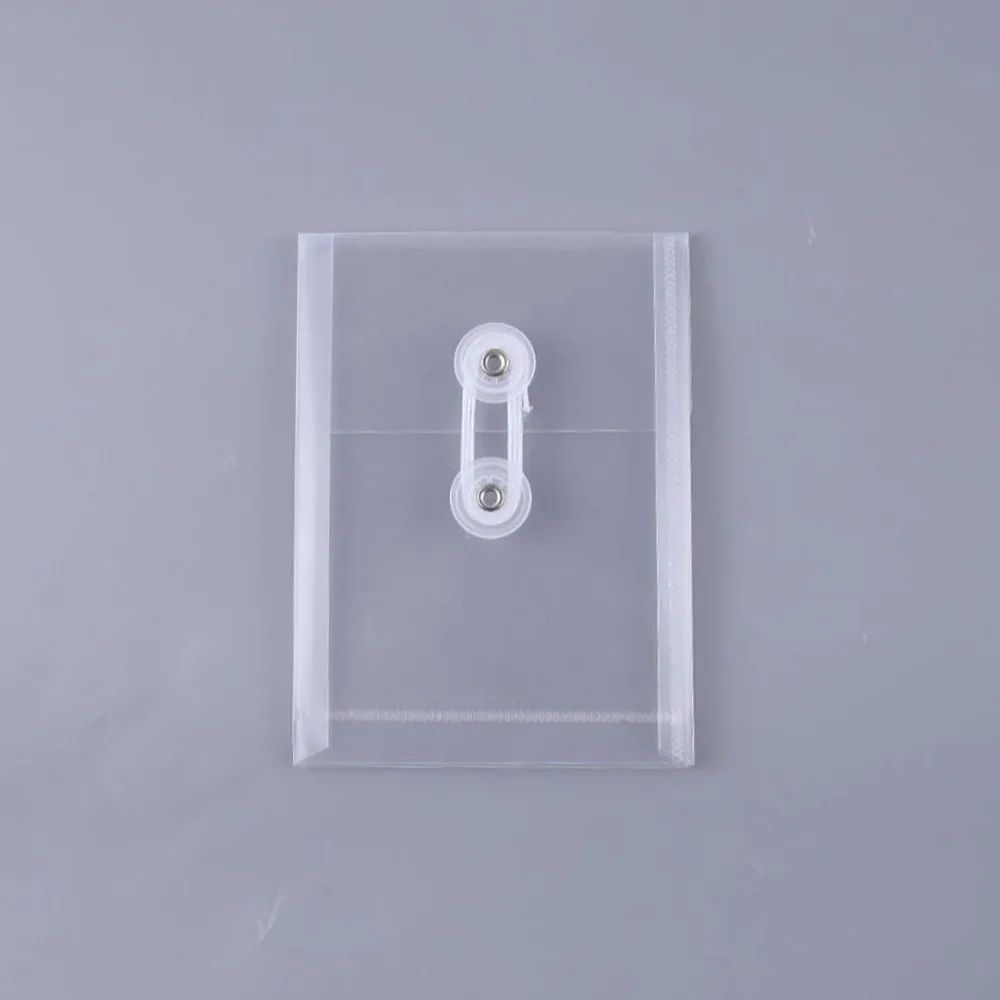 Thickened A5/A6 File Folder Transparent Waterproof File Bag Plastic Card Paper File Holder Gift
