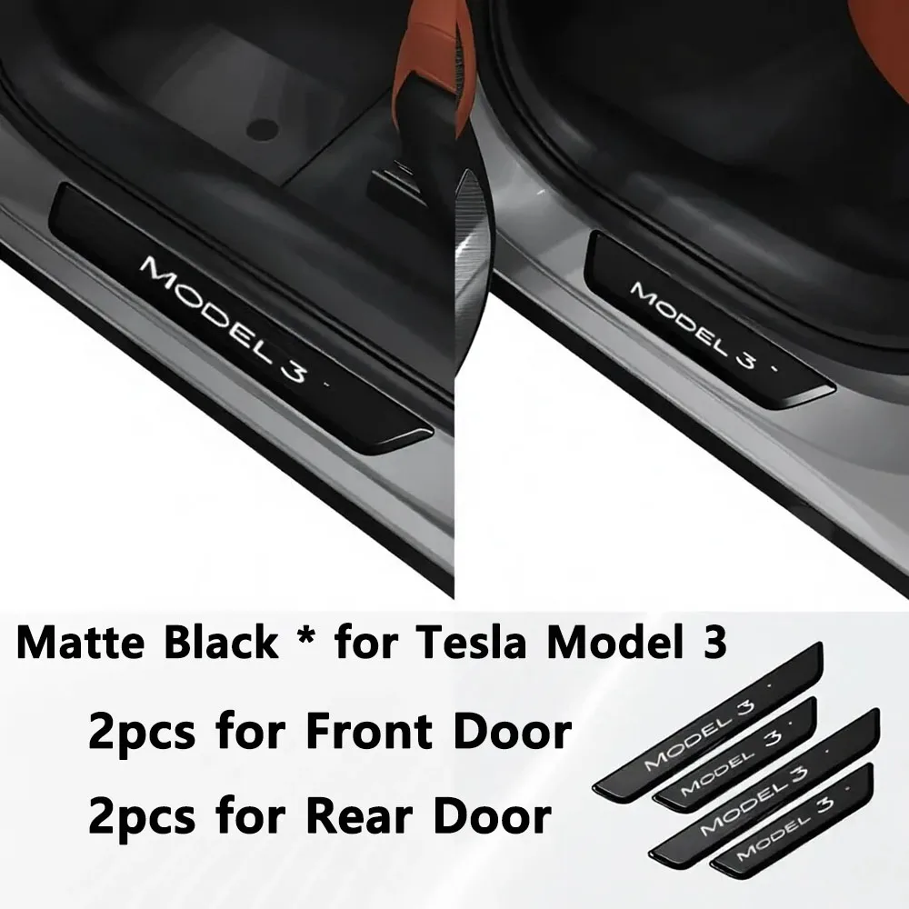 Gen2 Wireless LED Illuminated Pedal for Tesla New Y Juniper New 3 Highland Infrared Detection Door Sill Edge Protector Model 3 Y image 3