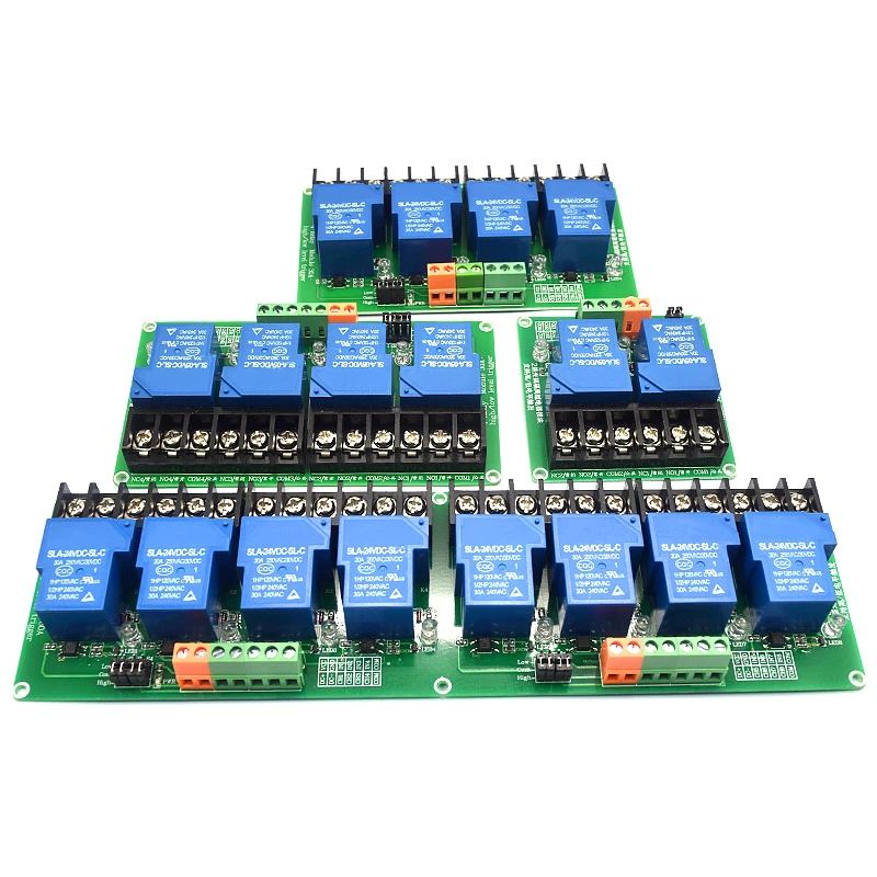 5V 12V 2/4/8 road 30 a v / 24 v relay triggers the intelligent household PLC automatic control