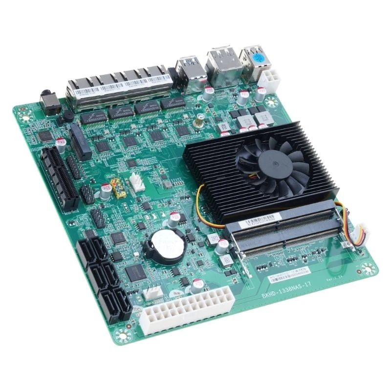 Port N5105 ITX Mainboard للشبكات المتقدمة في مساحة Maker Maker