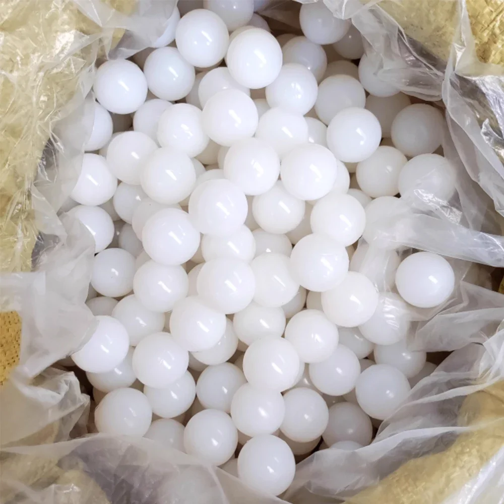 White Solid Silicone Ball Dia 2mm To 75mm Sealing Silicone Ball Industrial DIY Parts High Elastic Vibrating Screen Silicone Ball