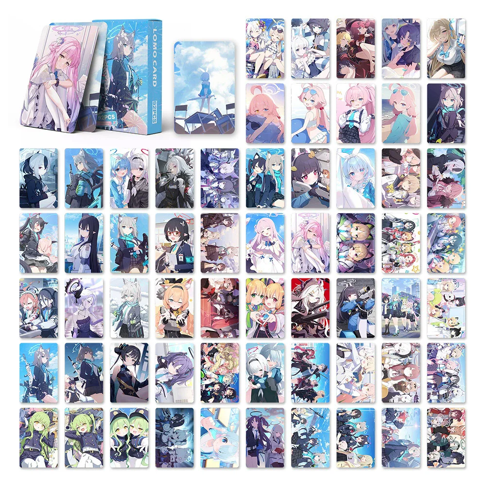 92PCS Blue Archive Anime Lomo Cards & Mini Stickers Set - Game Character Photocards Perfect Collection & Gift for Fans image 6