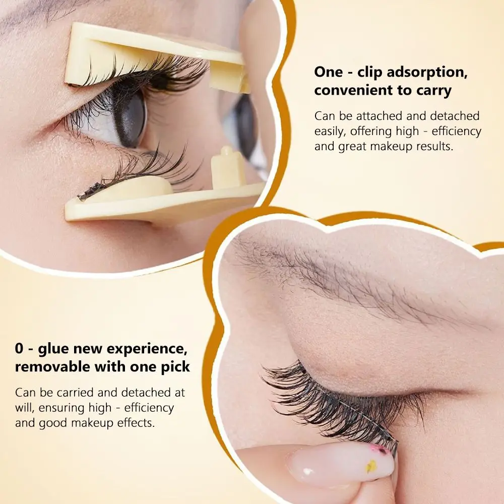 Professionelle Natürliche Nerz Falsche Wimpern Handgemachte Wiederverwendbare Wimpern Curler Verlängerung Werkzeuge 3D Make-Up-Tool Mädchen