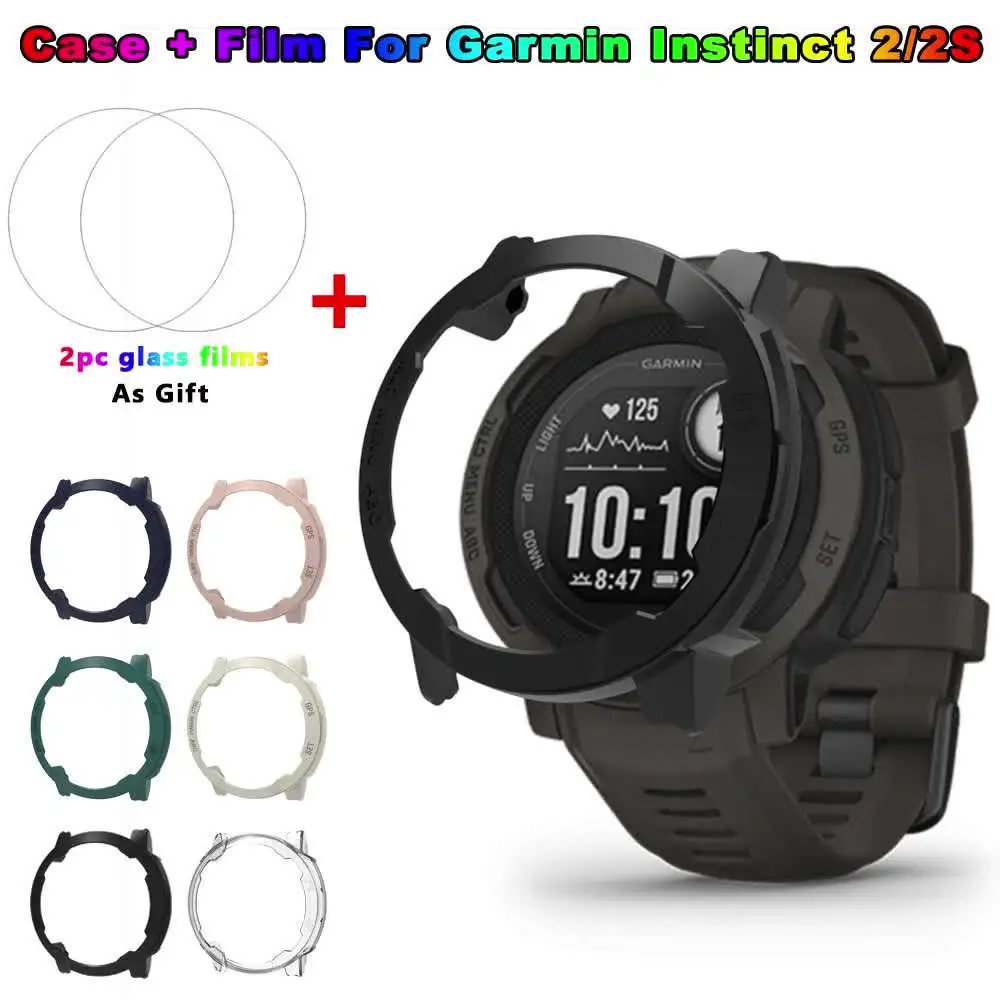 Smart Watch Protective Shell Cases For Garmin Instinct 2 TPU Protector Case Replacement Watch Accessories For Garmin Instinct 2S