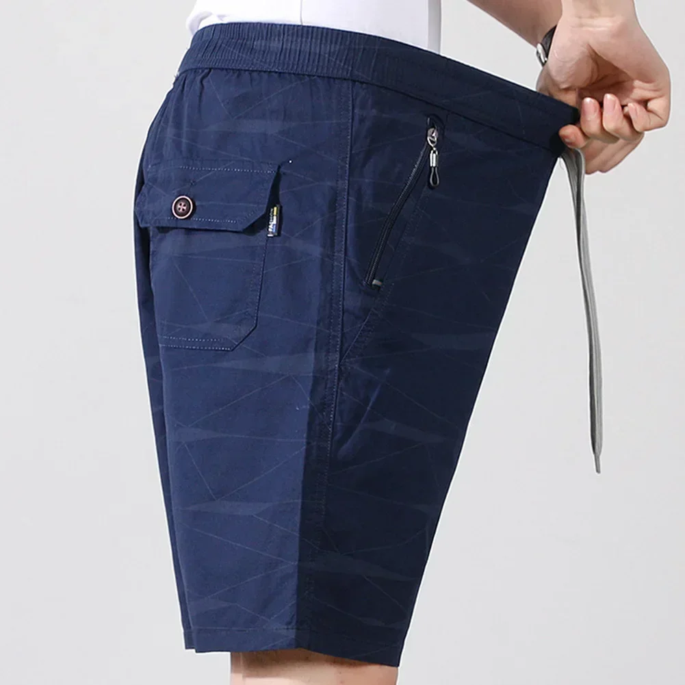 

Casual Beach Outing Light Green Summer Casual Shorts Summer Wear Thin Cotton Shorts Regular Length Slight Elasticity
