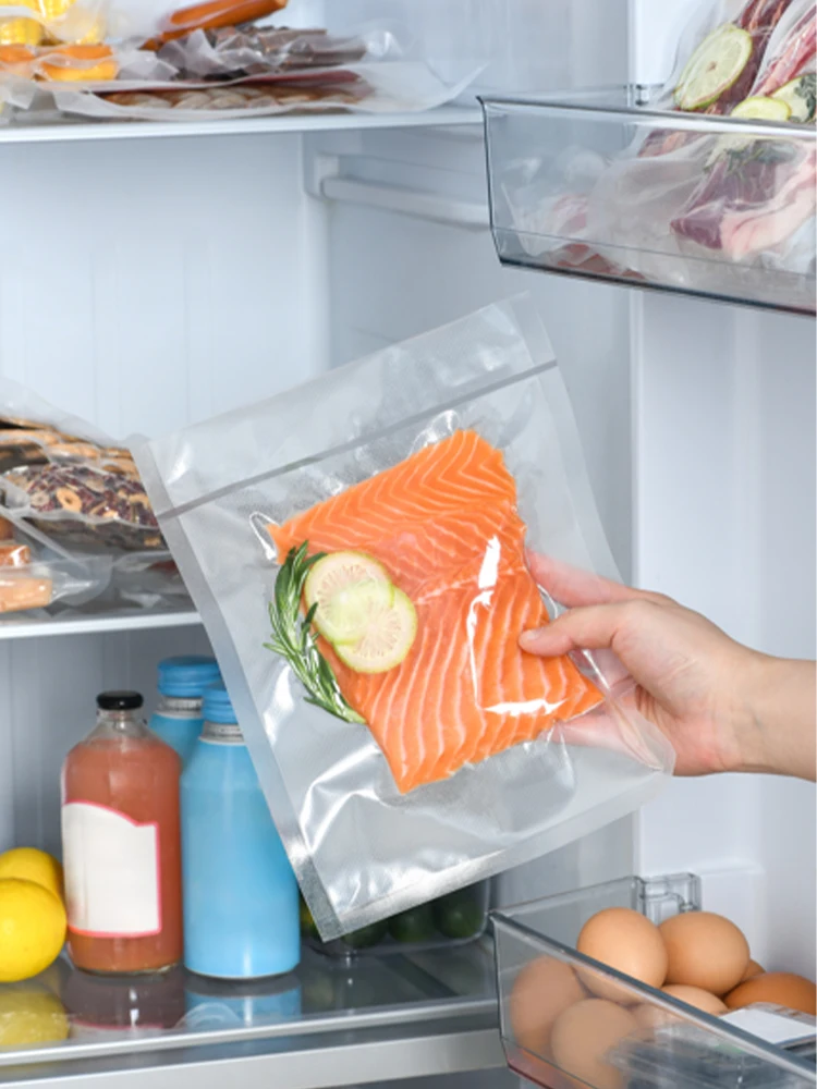 3M/Rolle Vakuumierbeutel - Langlebig, BPA-frei, reißfest, leicht zu schneiden. Ideal für Sous Vide, Mahlzeitenvorbereitung, Rindfleischlagerung & Küchenbedarf – Detail 4