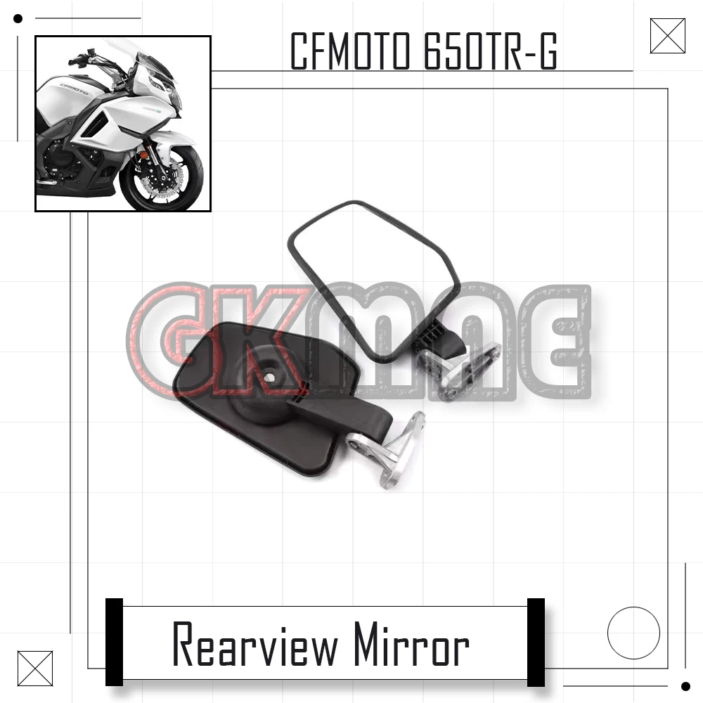 

For CFMOTO 650TR-G 650 TR Motorcycle Original Rearview Mirror Reflector Auxiliary Mirror Fit CF650-6/6A