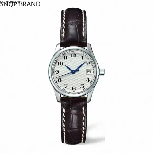 Luxury New Female Watch Calendar Quartz Black Leather Relogio Masculino