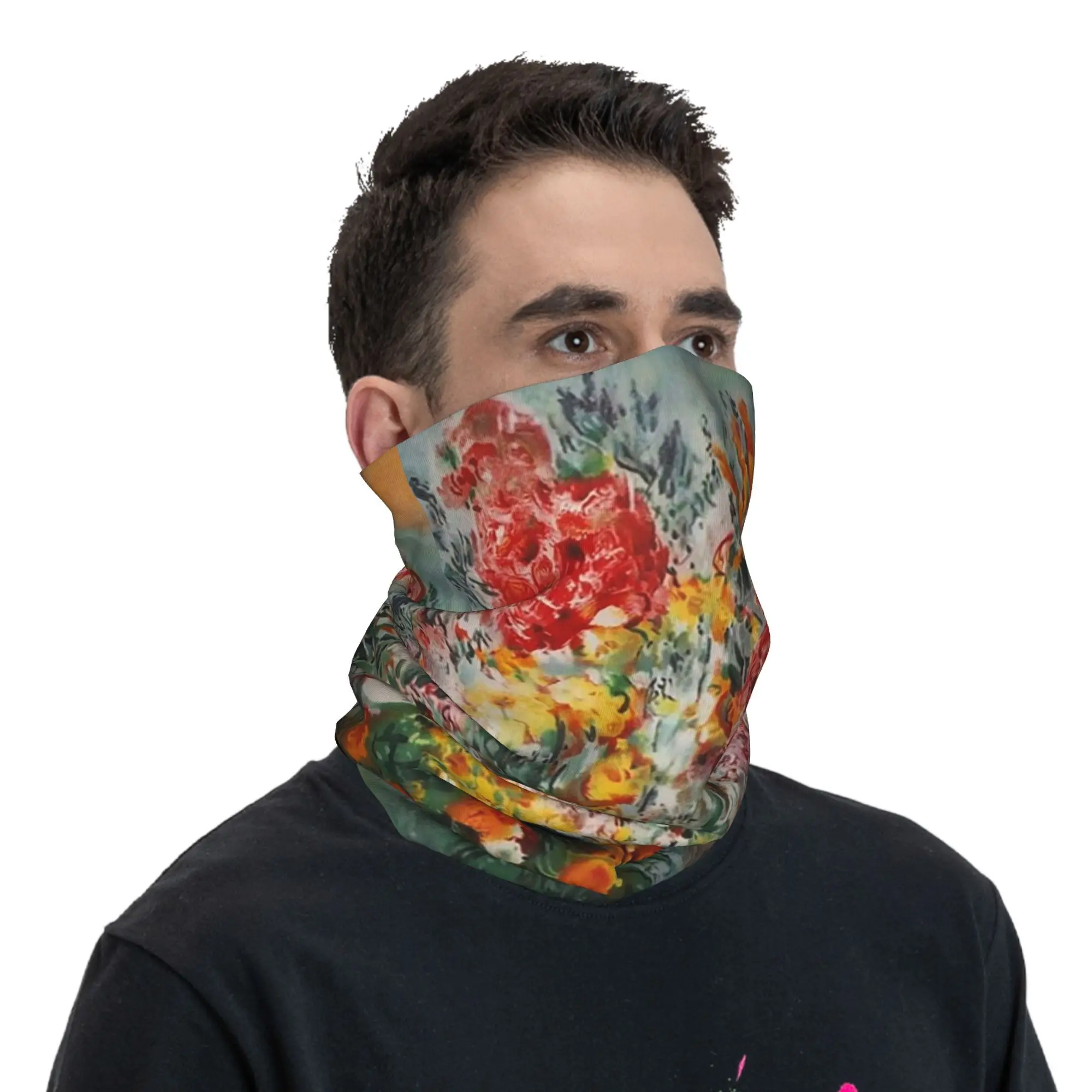 مارك شغال باقة دي فلور باندانا غطاء الرقبة المطبوعة التفاف وشاح متعدد الاستخدام قناع الوجه ركوب للجنسين الكبار يندبروف