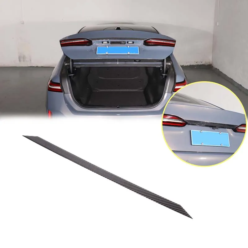 

For BMW 5 Series G60 2024+ soft carbon fiber car styling car rear tail mark decorative strip sticker car protection accessories